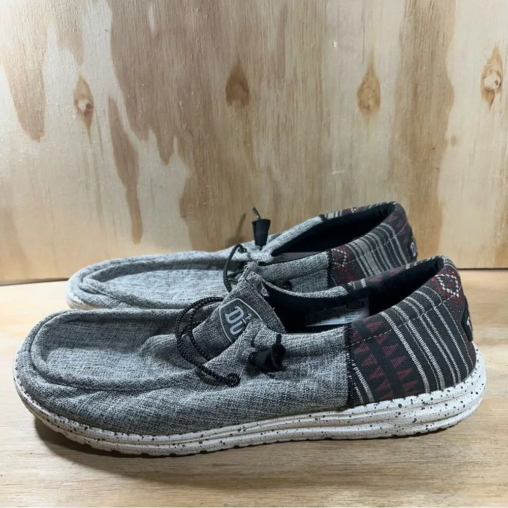Hey Dude Wally Funk Jacquard Sneakers Men’s Size 12